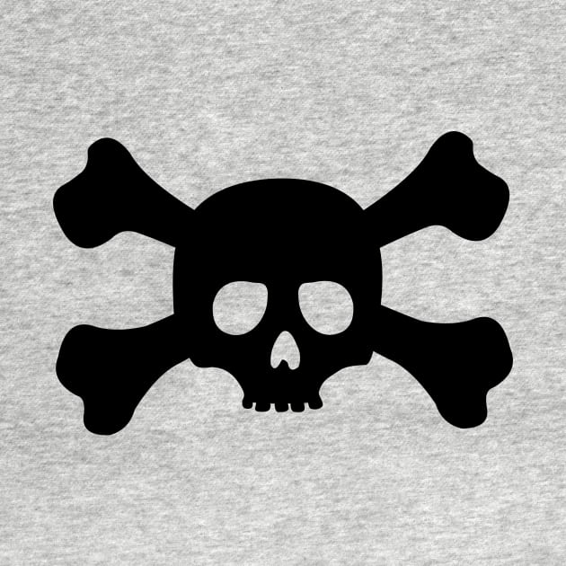 Simple Crossbones Skull by XOOXOO